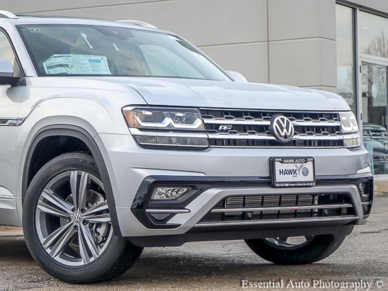 New 2019 Volkswagen Atlas SEL R-Line 4Motion 4 Door Wagon in Joliet # ...