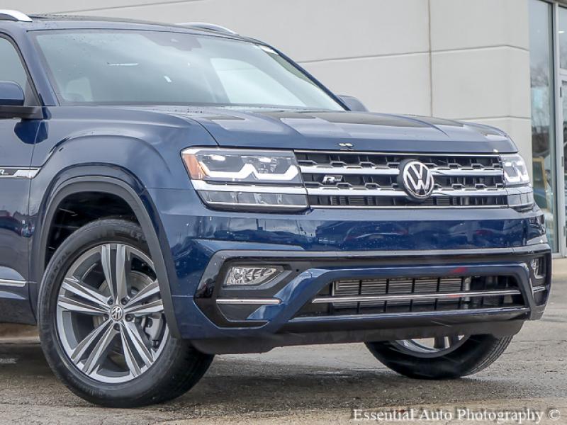 New 2019 Volkswagen Atlas SE w/Technology R-Line 4Motion 4 Door Wagon ...